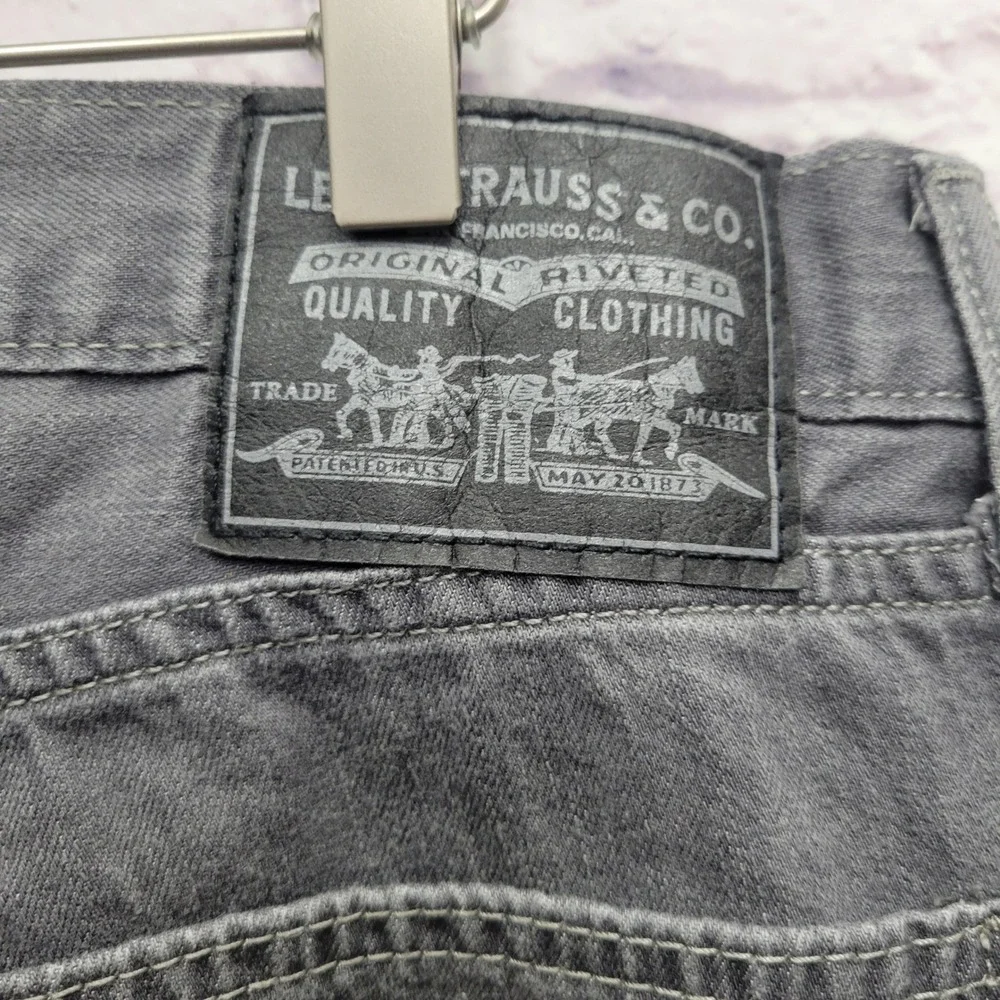 Levis 505 Straight Leg‎ Denim Jeans Mens 36 Relaxed Retro Minimalist Streetwear